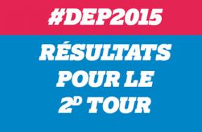 Elections départementales 2015 : Résultats 2ème tour. 