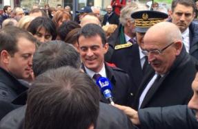 Manuel VALLS,  Premier ministre était en visite en Lozère ce vendredi 8 avril