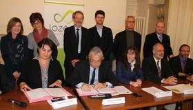 Signature du schéma départemental des services aux familles et de l’animation de la vie sociale. 