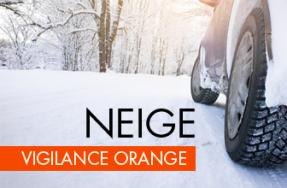 Vigilance orange Neige/Port des équipements spéciaux