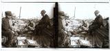 Clémenceau visitant une tranchée sur le front (1914-1918)