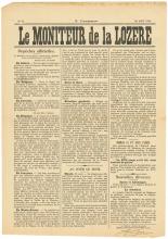 Article -Le Moniteur de la Lozère, 26 août 1914