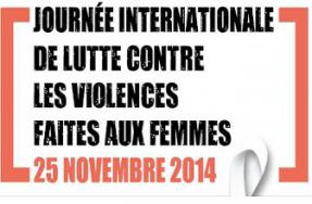 Journée internationale d'élimination des violences faites aux femmes