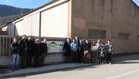 Visite de la société ARAUJO à Florac et présentation des orientations de la politique de l'emploi 